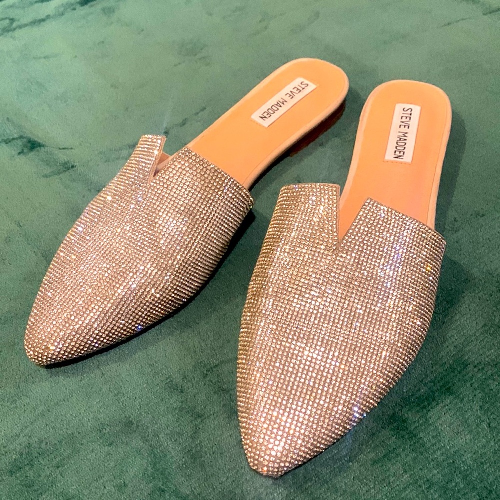 Steve Madden sparkly flats